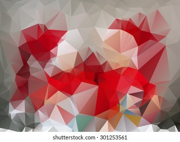 polygonal colorful mosaic background