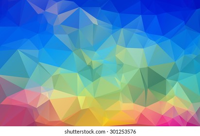 polygonal colorful mosaic background