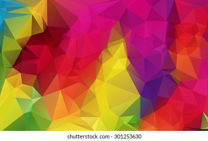 polygonal colorful mosaic background
