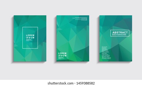 polygonal cover template for Brochure template layout design. Corporate business annual report, catalog, magazine, flyer mockup. Creative modern bright concept circle round shape