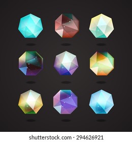 polygonal crystal