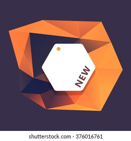 Polygonal decorational element