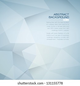 polygonal design / Abstract geometrical background