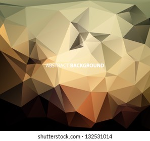 Polygonal design / abstract geometrical background mosaic wallpaper