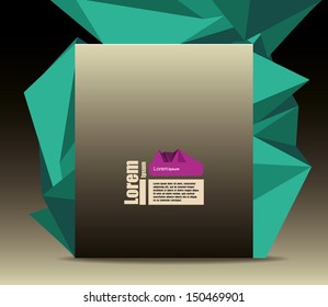 polygonal design / Abstract geometrical background