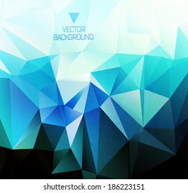 polygonal design / Abstract geometrical background