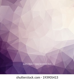 Polygonal design / abstract geometrical background mosaic wallpaper 