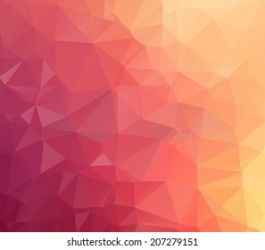 Polygonal design / abstract geometrical background mosaic wallpaper. Clean and modern design style 