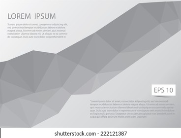polygonal design / Abstract geometrical background  