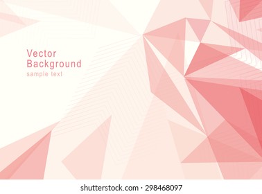 Polygonal Design . Abstract Geometrical Background
