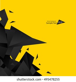 polygonal design / Abstract geometrical background.