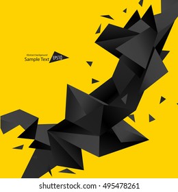 polygonal design / Abstract geometrical background.