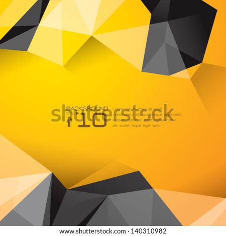 polygonal design / Abstract geometrical background.