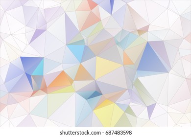 Polygonal Design. Background of triangles.Template for Cover, Banners, Poster, Postcards, Holiday, Business. Polygonal Design of Triangles. 