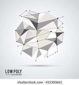 Polygonal design. Geometric shape design. , vector illustration
