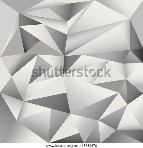 Polygonal Design Geometric Shape Design Vector Stock Vector (Royalty ...