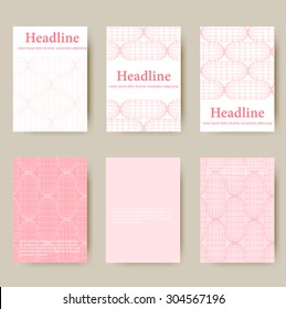 Polygonal design style letterhead and brochure.