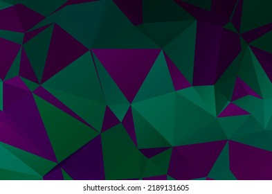  Polygonal design for your web site. Multicolor Rainbow vector abstract mosaic backdrop Glitter abstract illustration with an elegant design.

