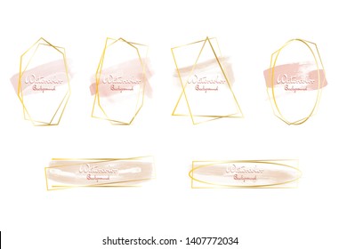 polygonal distressed frame for personal project, company purpose and many more