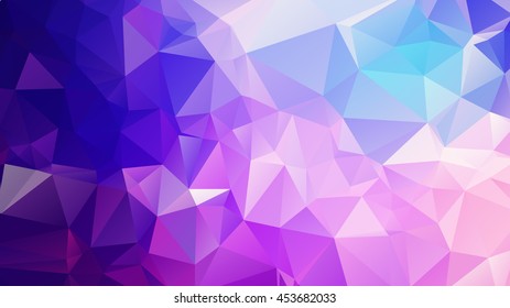 Polygonal flower background