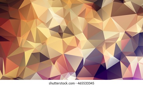 Polygonal flower background