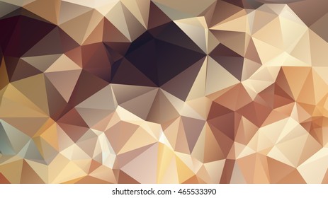 Polygonal flower background
