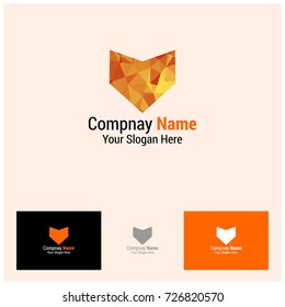 Polygonal Fox Logo