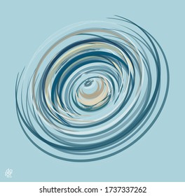 Polygonal geometric abstract vector object. Computer modeling for math or chemistry. Transparent colored parts surface structure overlapping under wire frame shape. Isolated futuristic symbol.