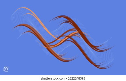 Polygonal geometric abstract vector object. Computer modeling for math or chemistry. Transparent colored parts surface structure overlapping under wire frame shape. Isolated futuristic symbol.