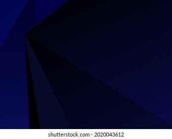 Polygonal geometric background. Dark blue colour, Vector illustration