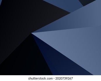 Polygonal geometric background. Dark blue colour, Vector illustration