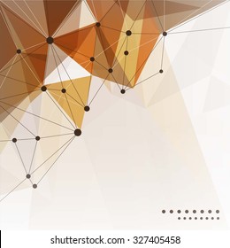 Polygonal geometric background for modern design