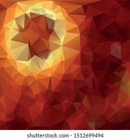 Polygonal and geometric colored space background. Low poly abstract sky