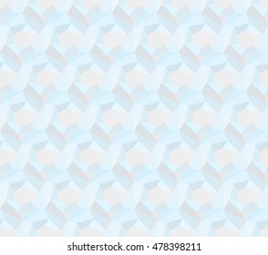 Polygonal geometric seamless colored honeycomb fabric texture. Vector pattern mosaic Kaleidoscope design for background, flyers, fabrics, posters, business cards, website, postcards.