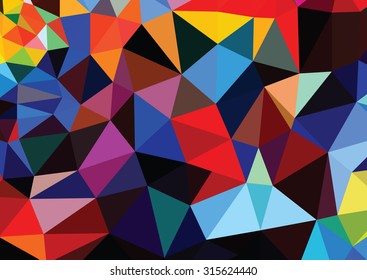 Polygonal Geometric tech abstract background. EPS 10
