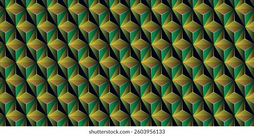 “Vibrant polygonal geometric vector design with a mosaic-like arrangement of triangles in a gradient color palette. Great for wallpapers, posters, textiles, product prints and creative digital artwork