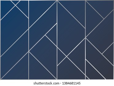 polygonal Geometric wall decoration idea 