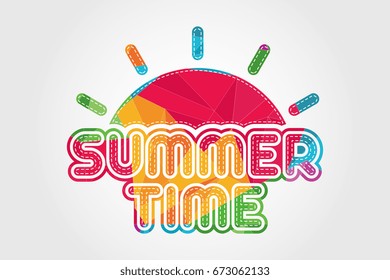 polygonal geometrical SUMMER TIME