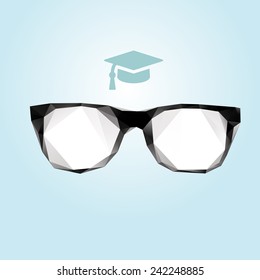 Ilustración de lentes polígonos
