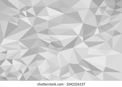 Polygonal gray background. Made in low poly technique