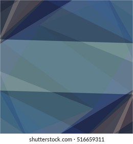 polygonal gray-blue triangles vector illustration. Creative background with geometric design in the style of origami