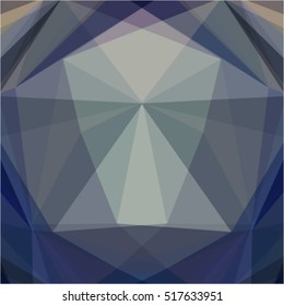 polygonal gray-blue vector illustration of triangles. Creative background with geometric design in the style of origami