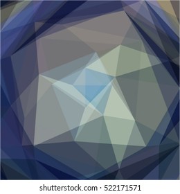 polygonal gray-blue vector illustration of triangles. Creative background with geometric design in the style of origami