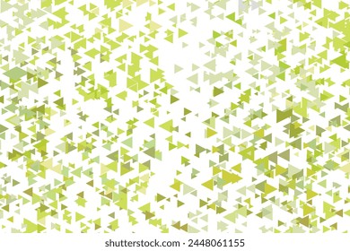 Fondo de mosaico verde poligonal. Abstractas baja Ilustración vectorial de poli. Patrón triangular, espacio de copia. Diseño geométrico de negocios de Plantilla con triángulo para póster, Anuncio, tarjeta, volante.