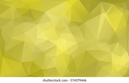 Polygonal  green yellow gradient abstract  vector background