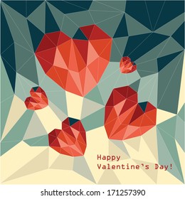 polygonal hearts