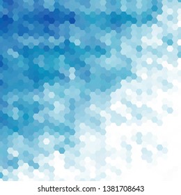 Polygonal Hex blue   Gradient for Background. Texture Background. Vector Illustration EPS10 