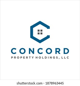 Polygonal Home Builder Logo Design