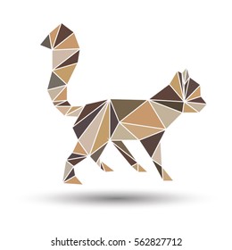 Polygonal illustration of Cat.