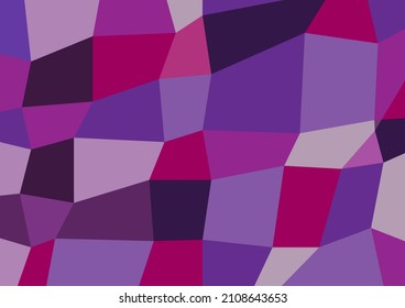 die mehrfarbige Illustration mit geometrischen Formen